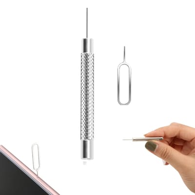 Dailygoods- Simkaartnaald van roestvrij staal - Lichtgewicht - Duurzaam - Handzaam - Voor het verwijderen van SIM-kaarten - Lange levensduur - Simkaart Ejector