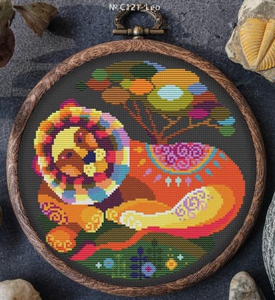 BORDUURPAKKET MANDALA STERRENBEELD LEEUW