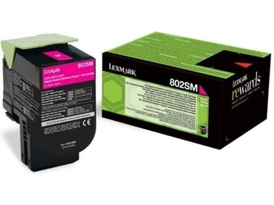 Tonercartridge lexmark 80c2sm0 prebate rood