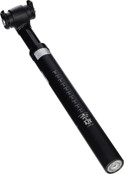 Verende zadelpen - Comfort zadelpen - Fietscomfort verbeteren - Aluminium constructie - 316 mm - Zwart