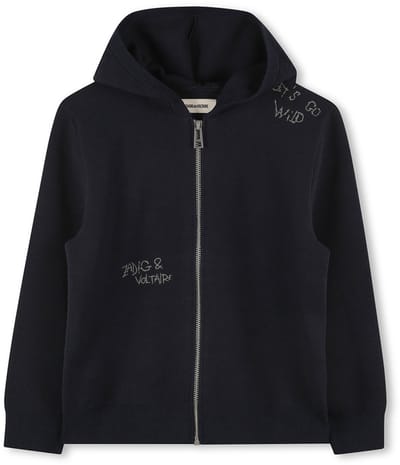 Zadig & Voltaire X60480 Jas Zwart 10 Years Jongens