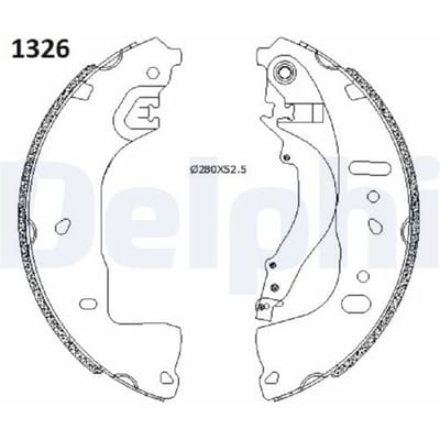 Remschoenen  DELPHI LS2197
