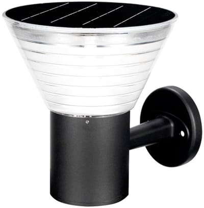 Iplux® - Rome - Solar Tuinverlichting - Warm wit - Wandlamp 27cm