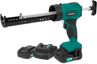 Accu Kitpistool - Elektrisch Kitapparaat - Nauwkeurig Kitten - Variabele Snelheid - 20V - Groen Zwart
