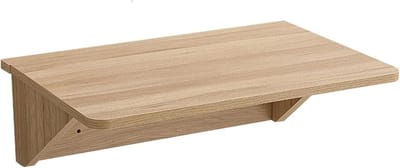 Opvouwbare Werkbank - Klaptafel Bureau - Ruimte Besparen - Stevig Wandmontage - 100x40cm - Geel