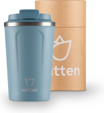 Vatten Thermosbeker - Koffiebeker - Travel Mug - Blauw - 380ml - Theebeker - 3-Wandige Isolatie