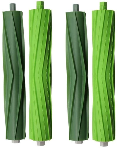 Rubberborstel / Rolborstel 4-pack Geschik voor iRobot Roomba e/i/j series