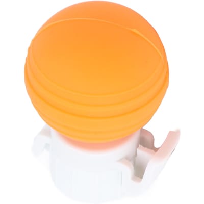 Soda Fles Deksel Siliconen Lekdicht Koolzuurhoudende Drank Luchtpomp Deksel Fizz Keeper Pomp Dop Saver Stop Deksel Orange