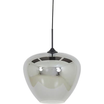 Light & Living Hanglamp Mayson - Smoke Glas - Ø40cm - Modern - Hanglampen Eetkamer, Slaapkamer, Woonkamer