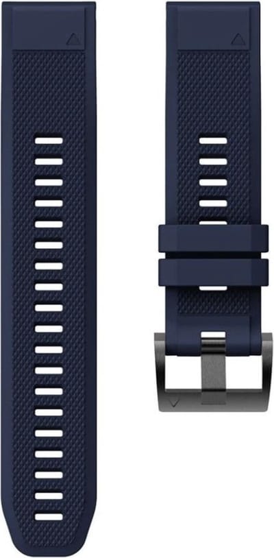 Siliconen Bandje QuickFit 20mm - Blauw - Geschikt voor Garmin Fenix 5S & 5S Plus - En Meer Modellen
