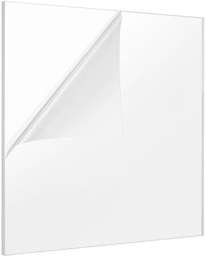 Transparante Acrylaatplaat 30 x 30 cm, 10 mm Dikte, Ideaal voor Borden, Schilderijen en Doe-Het-Zelf Projecten