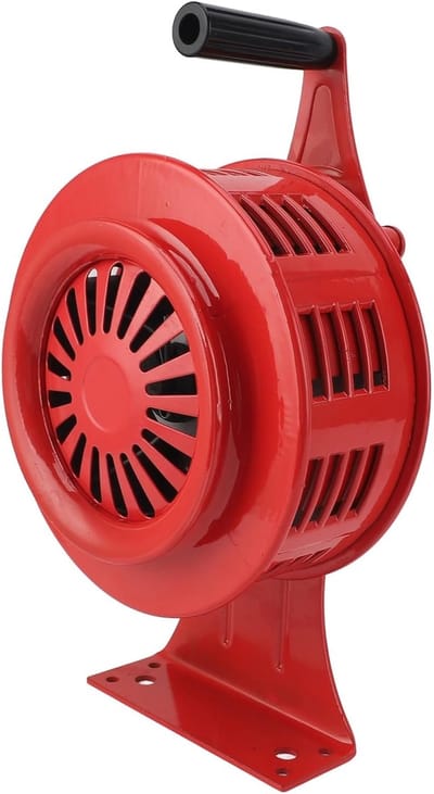 Handmatige Sirene - Zwengel Alarm - Noodsituaties Melden - 125 dB Geluidssterkte - 37cm Lengte - Rood