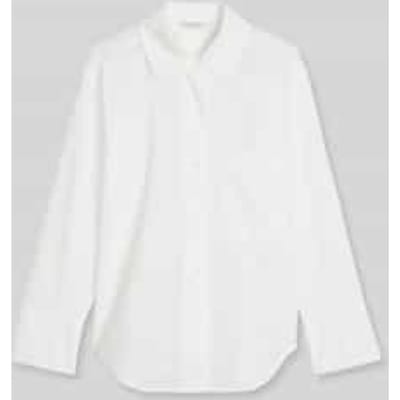 relaxed fit blouse van puur katoen met detail op de rug