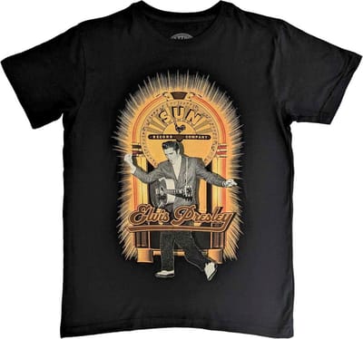 Elvis Presley - Elvis Dancing Heren Tshirt - S - Zwart