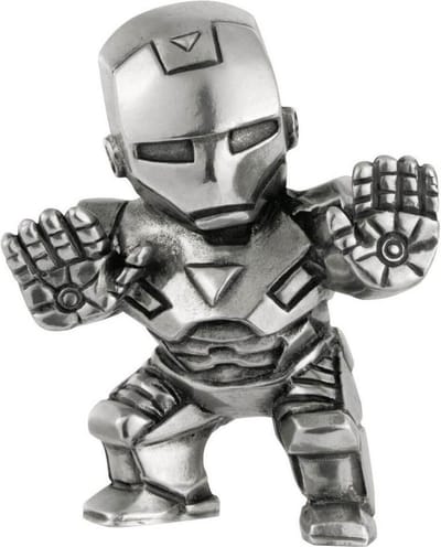 Marvel Tinnen Mini Figuur Iron Man 5 cm - Collector's Item