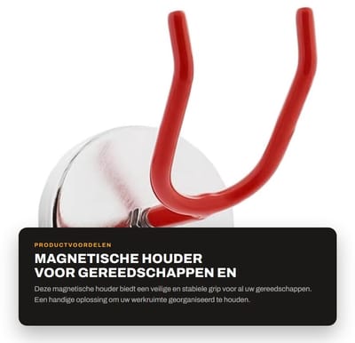 Dailygoods- Magnetische Houder Stabiele Grip - Gereedschapshouder - Feeder Tool - Universele Houder - 9,5x3,5x15 cm - 435 g - Gereedschaphouder