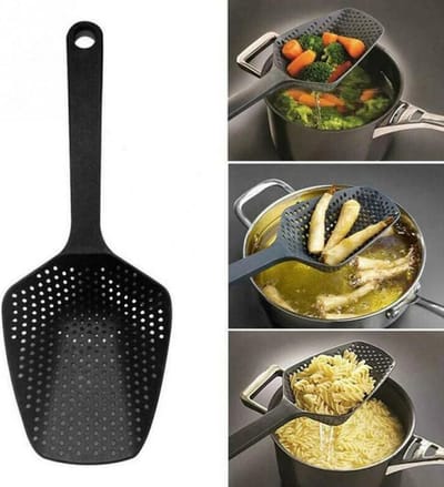 Creatieve Koken Schoppen Voedsel Zeef Scoop Nylon - Lepel Afvoer -Gadgets Grote Vergiet Soep - Filter Huishouden Keuken Accessoires