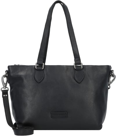 Jack Kinsky Schoudertas Leer 27 cm - Dames - schwarz