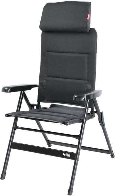 Happy Rhino - Campingstoel Pelister Compact - Verstelbaar in 7 Standen - Grijs - Kampeerstoel - 3D mesh