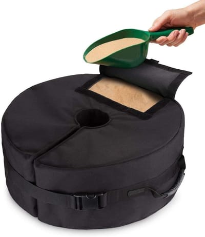 Zware Paraplu Voeten Set - Water- of Zandzakken voor Patio Parasols