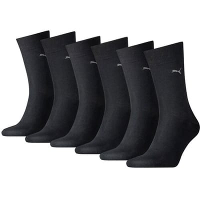 Puma Herensokken Classic Zwart - 6 paar heren sokken - Maat 39/42