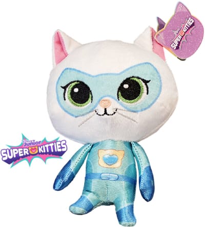 Bitsy - Disney SuperKitties Pluche Knuffel 15 cm - Super Kitties Plush Toy - Speelgoed Knuffels voor Kinderen Jongens Meisjes