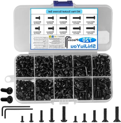 Complete M3 Schroeven Set met 720 Stuks - Inclusief Hexagon, Cilinder en Lenskop Schroeven, Perfect voor Machinebouw en Klusprojecten