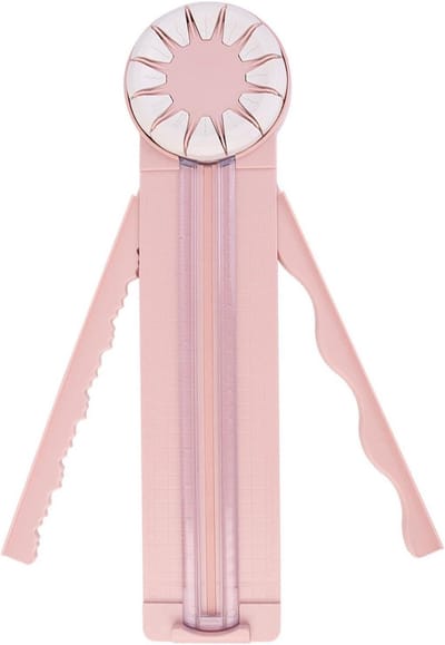 Multifunctionele Papiersnijder - Roterende Trimmer - Hobby Projecten - 12 Snijopties - 47 x 13 x 3 cm - Zwart