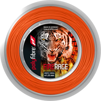 Polyfibre Fire Rage 200m Rol Snaren-Rood