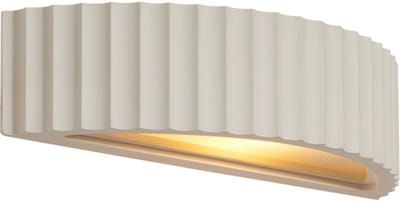 QAZQA plaster - Scandinavisch Wandlamp voor binnen - 1 lichts - L 30 cm - Beige - Woonkamer | Slaapkamer | Keuken