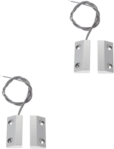 Deur Raam Alarm - Magnetische Sensor - Huisbeveiliging - Zinklegering Behuizing - 48 x 25 x 28 cm - Zilver