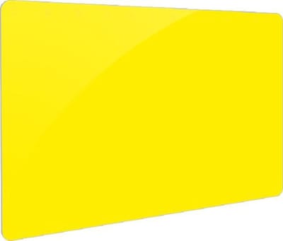 Gekleurde PVC kaart - geel