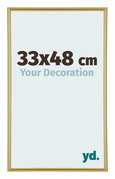 Your Decoration - Puzzellijst 33x48 cm - Goud - Puzzellijst 500-1000 stukjes - Kunststof Fotolijst - Annecy