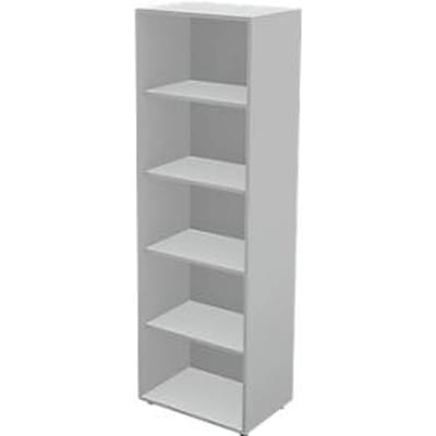 Schäfer Shop Genius Boekenkast TETRIS WALL - 5 OH - B 600 x D 420 x H 1880mm - lichtgrijs