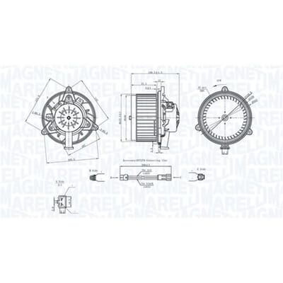 Binnenventilator MAGNETI MARELLI 069412742010