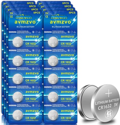 Solidchoice - CR1632 Lithium Knopfzellen Batterijen 40 Stuks voor Kleine Elektronische Apparaten