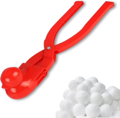 Bovista Sneeuwballenmaker - Sneeuwbaltang - Eend - Strandspeelgoed - Zandspeelset - Strandschepje - Rood