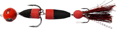 Mandala Foamshad Rood-Zwart + Red Head 13 gram Shad Dressuurdoorbrekend Snoekbaars Snoek Kunstaas