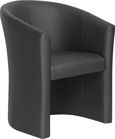 Interiax Kuipzetel Fauteuil Sophia Zwart PU