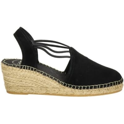 Toni Pons Tremp Dames Espadrilles met sleehak - Zwart - Maat 42