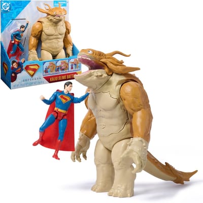 DC Comics, Superman, Superman Vs. Kaiju Slime Battle, actiefiguur met GiantKids-speelset, superheldenspeelgoed