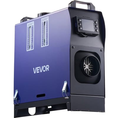 Chauffage Diesel, 8 kW, CC 12 V/24 V, Chauffage d'Air Diesel Portable Tout-en-Un avec Télécommande et Écran LCD, Chauffage Rapide Faible Bruit, Réservoir de Carburant de 5 L pour