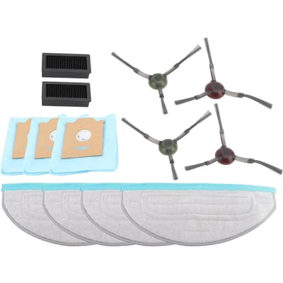Vervangingsaccessoireset voor Yeedi CC Cube Robotstofzuiger Niet-geweven stof Dweilpad Filter white