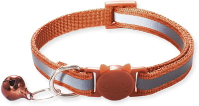BTH Halsband kat - Katten Halsband - Bruin - 18-32 cm - Veiligheidssluiting - Kattenbandje - Kattenriem - Kitten