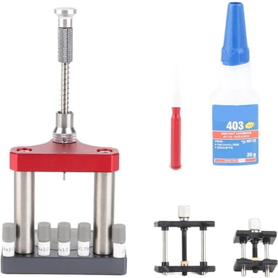 Professionele Soldeermachine voor Wijzerplaatvoetjes en Reparatiegereedschap Kit Accessoires voor Horlogemaker gray