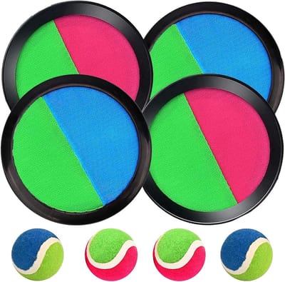 Klittenbandbalspel Set - Catchball Spel Vangers - Buiten Spelen - Versterkte Naden