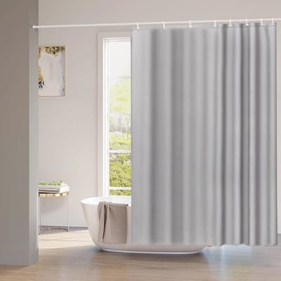 Waterdicht en schimmelwerend Douchegordijn - Grijs 180 x 180 cm - Ideaal voor Bad en Douche