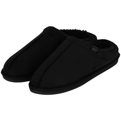Lage pantoffels - Heren - Zwart - Zwart / 41/42