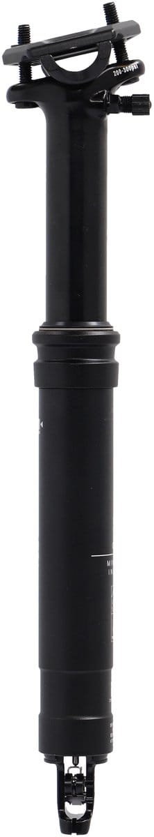 XLC SP-S13 Zadelpen - 27.2 x 390 mm - Setback: 0 mm - Verend Dropper Remote (120 mm) - Aluminium - Zwart
