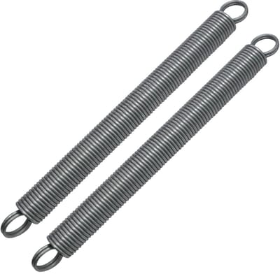 Set van 2 Trekveren Dubbele Haak - RVS Spiraalveren 102mm Lengte